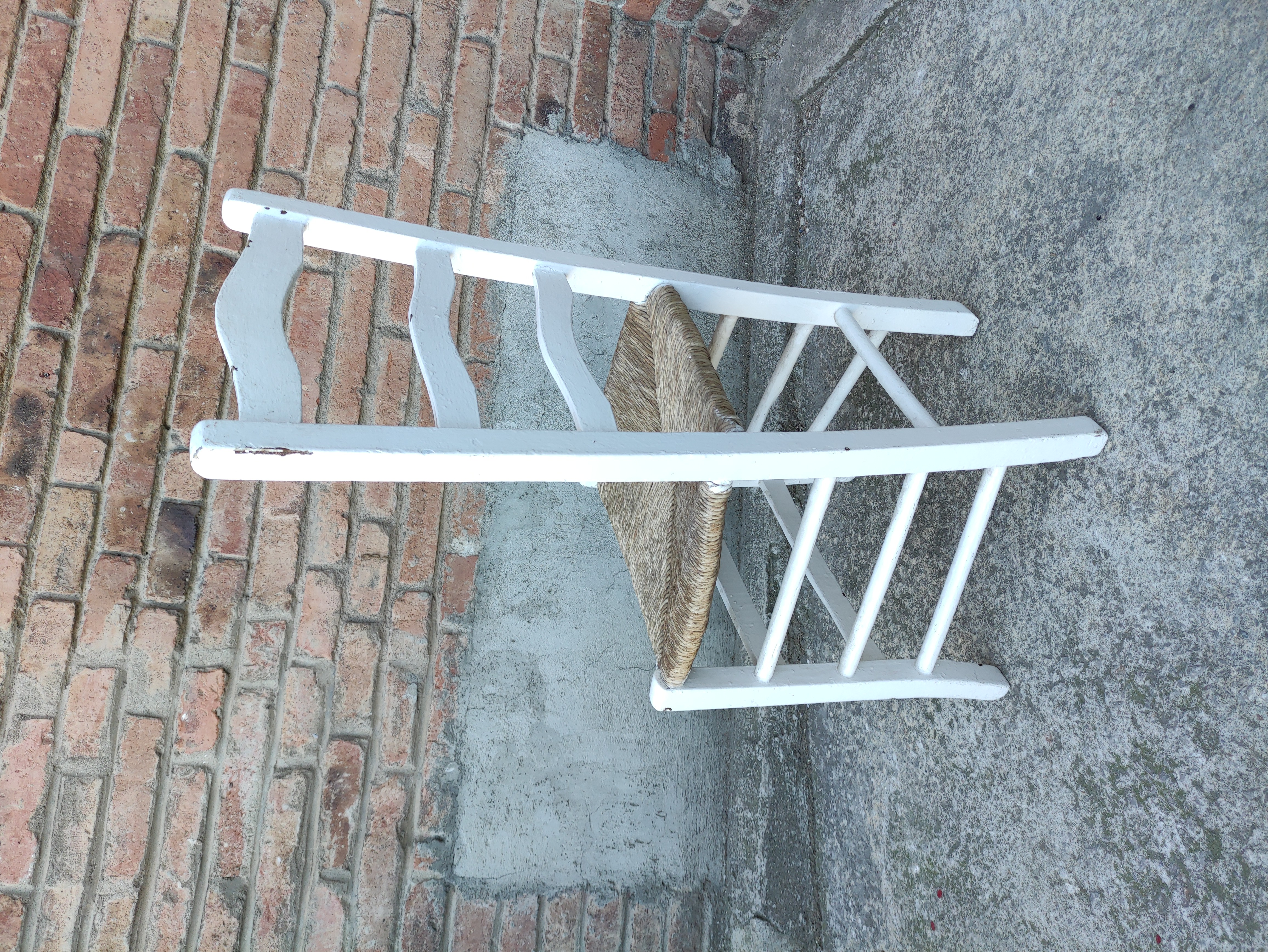 silla enea madera pintada 45-87x39x33 4u